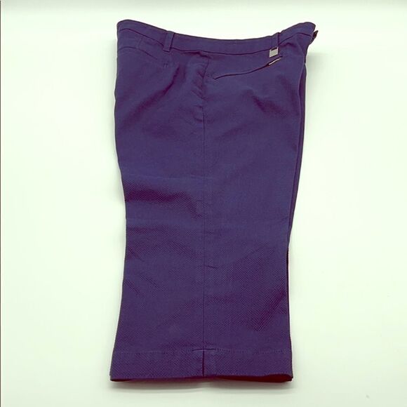 L-RL Lauren Active Twill Navy Capri Pants - Picture 4 of 16